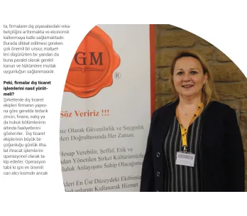 Selmin YAZICI SERİM, our UGM Sales Director, takes part in the May Issue of the Satınalma Dergisi wi...