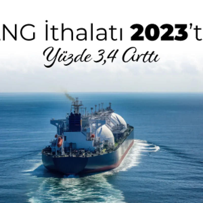 LNG İthalatı 2023’te Yüzde 3,4 Arttı