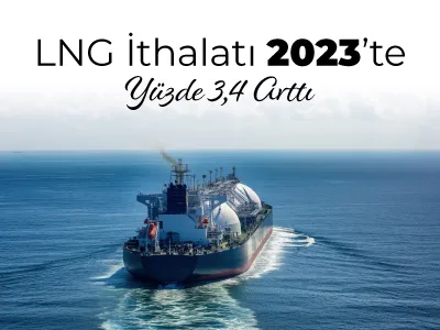 LNG İthalatı 2023’te Yüzde 3,4 Arttı