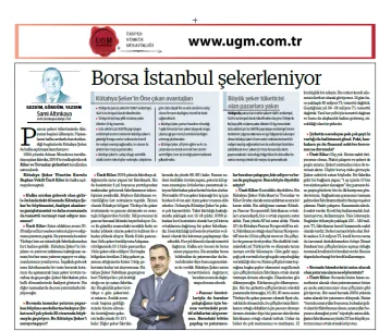 Our company consultant Sami Altınkaya's article entitled "Stock Exchange Istanbul confectionery" was...
