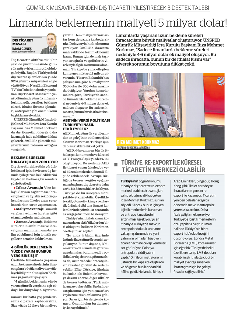 Limanda Beklemenin Maliyeti 5 Milyar Dolar!