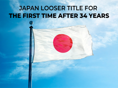 Japan Looser Tıtle For The Fırst Tıme After 34 Years